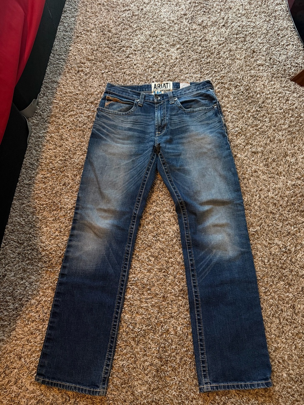 Mens sz 32/34 Ariat M2 Relaxed boot jeans